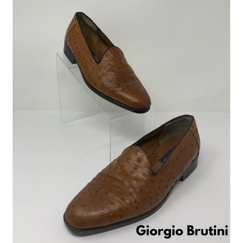 Giorgio Brutini Ostrich Loafers